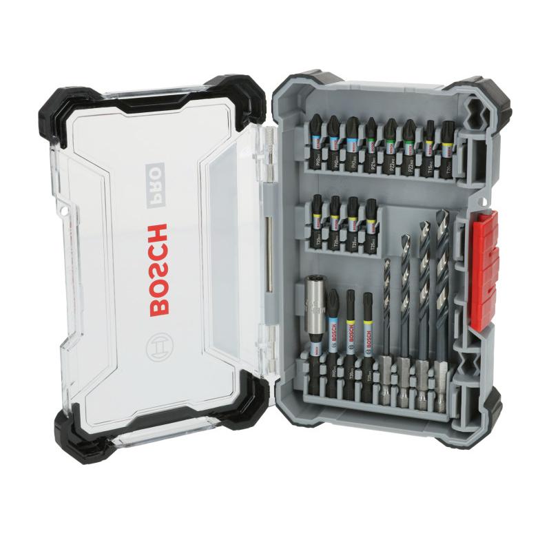 BOSCH PRO Impact bithegy és csigafúró készlet 20 részes 1/4'' Hex