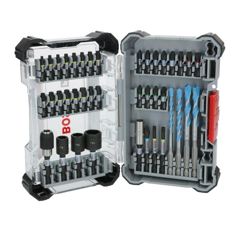 BOSCH PRO Impact bithegy és univerzálos fúrószár készlet 40 részes 1/4'' Hex