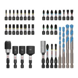 BOSCH PRO Impact bithegy és univerzálos fúrószár készlet 40 részes 1/4'' Hex BOSCH PRO Impact bithegy és univerzálos fúrószár készlet 40 részes 1/4'' Hex