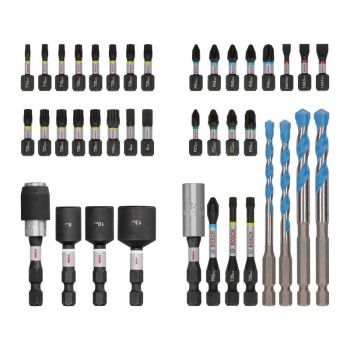 BOSCH PRO Impact bithegy és univerzálos fúrószár készlet 40 részes 1/4'' Hex