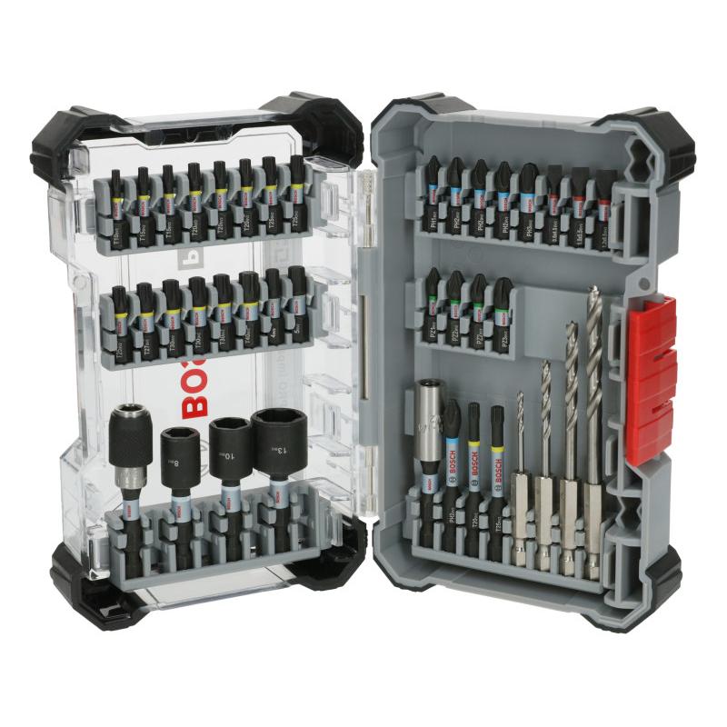 BOSCH PRO Impact bithegy és fafúrószár készlet 40 részes 1/4'' Hex BOSCH PRO Impact bithegy és fafúrószár készlet 40 részes 1/4'' Hex