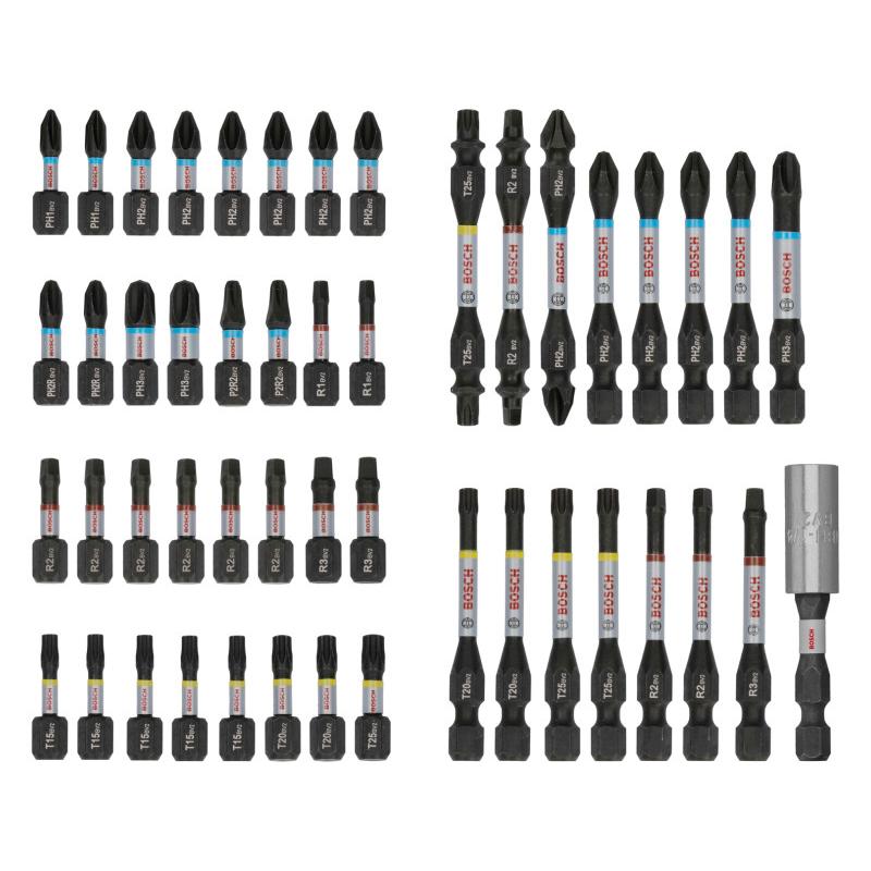 BOSCH PRO Impact bithegy készlet 48 részes 1/4'' Hex