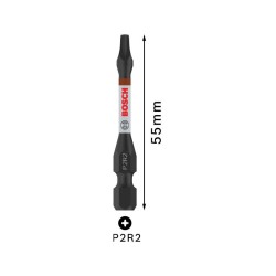 BOSCH PRO Impact bithegy P2R2 x 55 mm 1/4'' Hex (5 db) BOSCH PRO Impact bithegy P2R2 x 55 mm 1/4'' Hex (5 db)