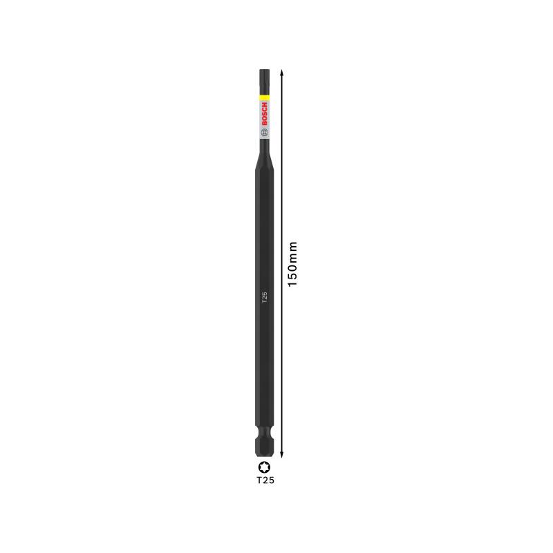 BOSCH PRO Impact bithegy T25 x 150 mm 1/4'' Hex