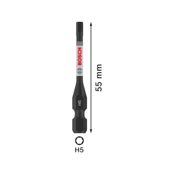 BOSCH PRO Impact bithegy  H5 x 55 mm 1/4'' Hex (2 db)