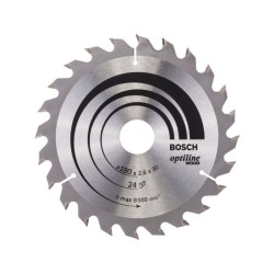 BOSCH Fűrésztárcsa fához 180 x 30/20 x 2,6 mm / 24T Optiline Wood ATB BOSCH Fűrésztárcsa fához 180 x 30/20 x 2,6 mm / 24T Optiline Wood ATB