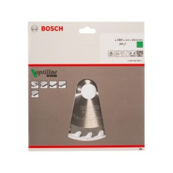 BOSCH Fűrésztárcsa fához 180 x 30/20 x 2,6 mm / 24T Optiline Wood ATB BOSCH Fűrésztárcsa fához 180 x 30/20 x 2,6 mm / 24T Optiline Wood ATB