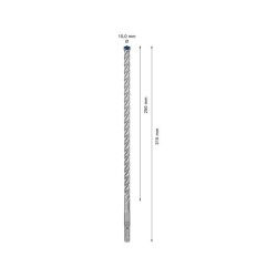 BOSCH EXPERT 7X Kőzetfúró 10 x 315/250 mm négyélű SDS-Plus BOSCH EXPERT 7X Kőzetfúró 10 x 315/250 mm négyélű SDS-Plus