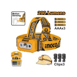INGCO Fejlámpa 200 lumen INGCO Fejlámpa 200 lumen