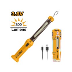 INGCO Akkus LED lámpa 300 lumen 3,6 V (USB-C töltő) INGCO Akkus LED lámpa 300 lumen 3,6 V (USB-C töltő)
