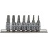 YATO Roncsolttorxcsavar kiszedő dugókulcs készlet 7 részes 1/4'' YATO Roncsolttorxcsavar kiszedő dugókulcs készlet 7 részes 1/4''