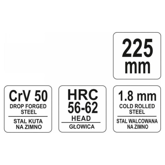 YATO Rabitz fogó 225 mm YATO Rabitz fogó 225 mm
