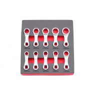 10pcs 3/8'' Drive 12-Point Metric Torque Adaptor Set (10-19mm) 10pcs 3/8'' Drive 12-Point Metric Torque Adaptor Set (10-19mm)