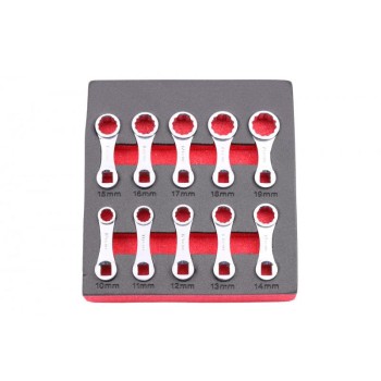 10pcs 3/8'' Drive 12-Point Metric Torque Adaptor Set (10-19mm) 10pcs 3/8'' Drive 12-Point Metric Torque Adaptor Set (10-19mm)