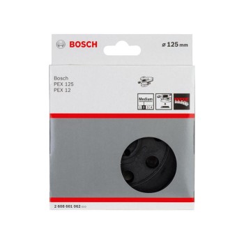 BOSCH Csiszolótányér közepesen kemény, 8 lyukas PEX 12 /125 excenter csiszolókhoz