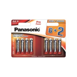 PANASONIC AA/ceruza szuper tartós alkáli elem 1,5 V (8 db) PANASONIC AA/ceruza szuper tartós alkáli elem 1,5 V (8 db)