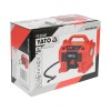 YATO Akkus kompresszor 11 bar 18 V (1 x 3,0 Ah akku + töltő) + 12 V szivargyújtó