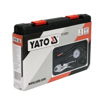 YATO Féktárcsa ütésmérő készlet 3 részes 10/0,01 mm YATO Féktárcsa ütésmérő készlet 3 részes 10/0,01 mm
