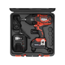 YATO Akkus ütvecsavarozó 3/4'' 2000 Nm 18 V Li-Ion (1 x 4 Ah akku + töltő) YATO Akkus ütvecsavarozó 3/4'' 2000 Nm 18 V Li-Ion (1 x 4 Ah akku + töltő)