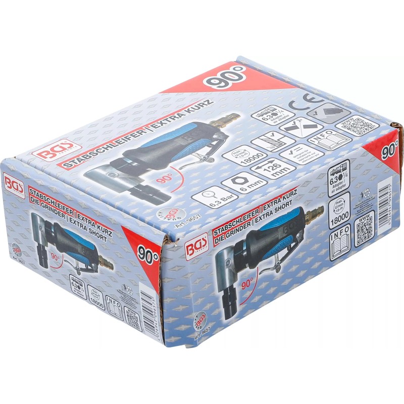 Levegős csiszológép 90° 18.000 rpm