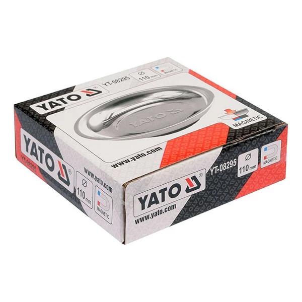 Mágneses tálca kerek 110 mm - Yato