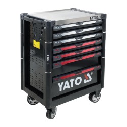 Szerszámos kocsi gyári-felszerelt 157 db-os 7 fiókos - YATO