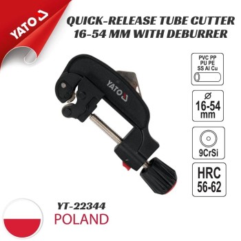 Csővágó 16 - 54 mm - Yato Csővágó 16 - 54 mm - Yato