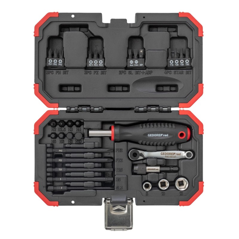 Karácsonyi szerszámkészlet ADVENTI KALENDÁRIUM 33 db-os - Gedore Red