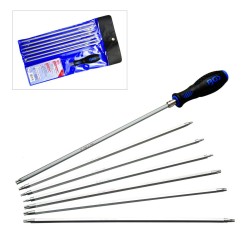 8 részes torx és furatos torx csavarhúzó készlet (BGS-2325) 8 részes torx és furatos torx csavarhúzó készlet (BGS-2325)