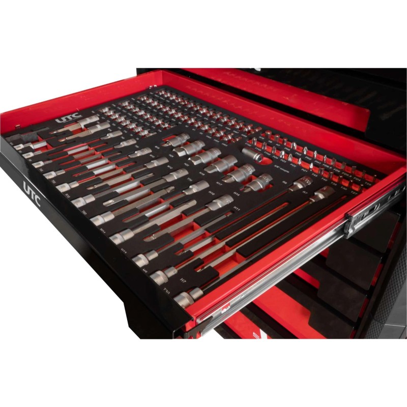 Szerszámos kocsi gyári-felszerelt 268 db-os XL 7 fiókos - UTC