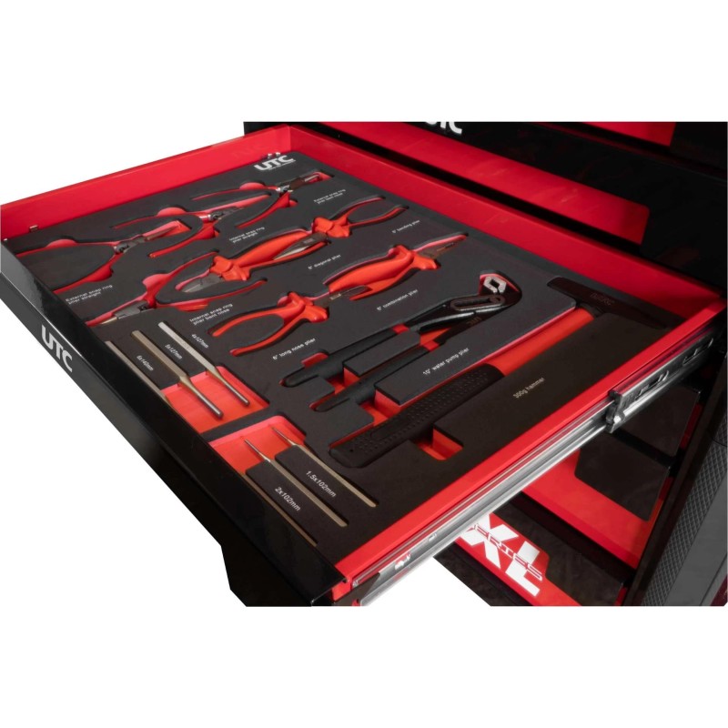 Szerszámos kocsi gyári-felszerelt 268 db-os XL 7 fiókos - UTC