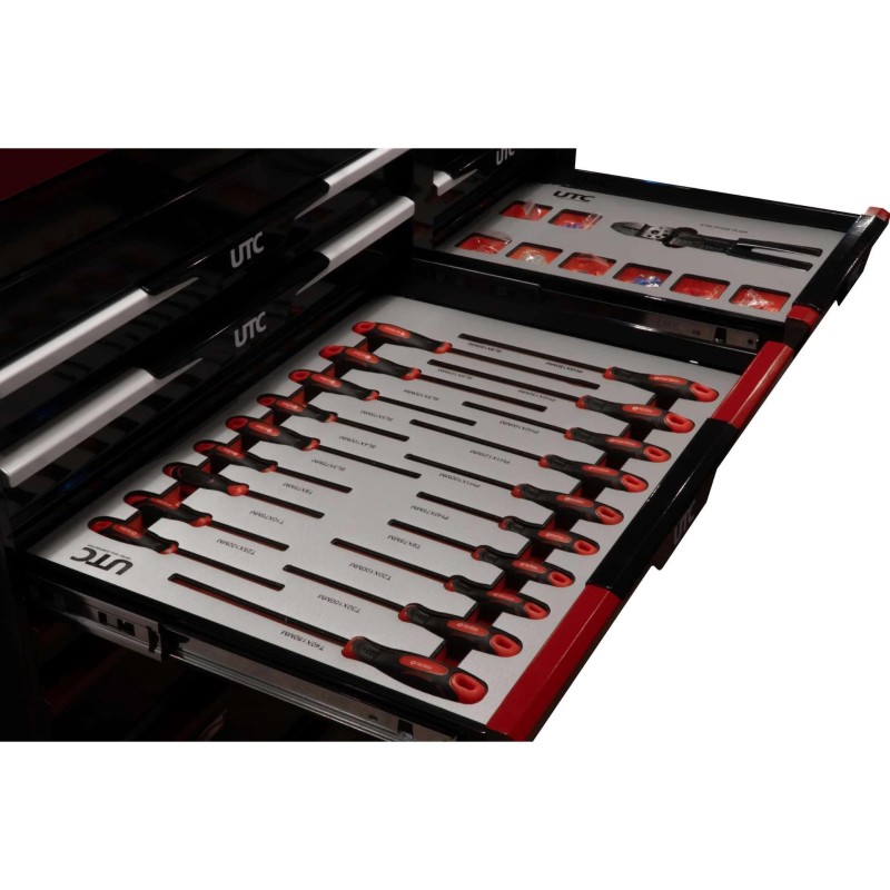 Szerszámos kocsi gyári-felszerelt 267 db-os XXXL 13 fiókos - UTC