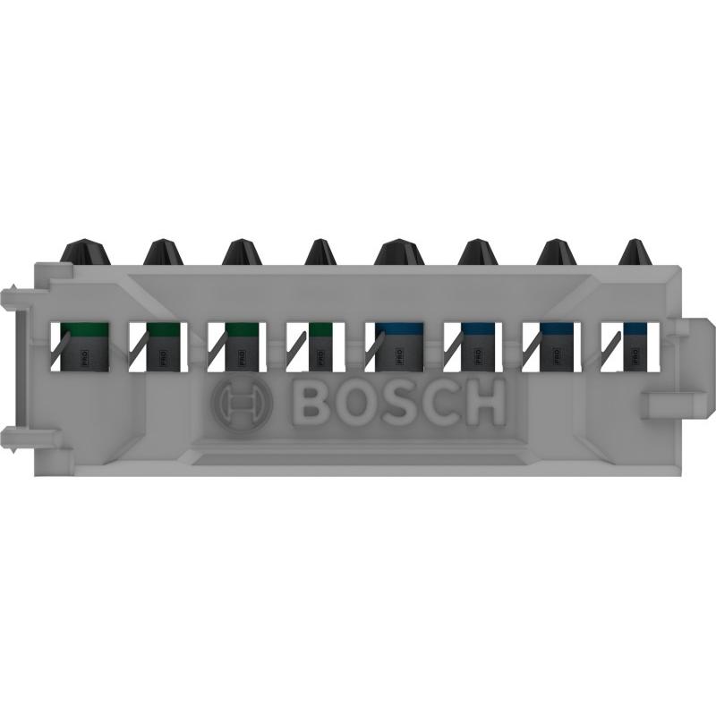 BOSCH PRO Bithegy készlet 8 részes 25 mm (PH1, PH2 x 3, PH3, PZ2 x 2, PZ3) Pick & Click