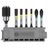 BOSCH PRO Bithegy készlet 7 r. 50 mm + tartó (PH2, PZ2, T15, T20, T25, T30) Pick & Click