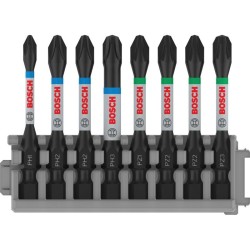 BOSCH PRO Bithegy készlet 8 részes 55 mm (PH1, PH2 x 2, PH3, PZ1, PZ2 x 2, PZ3) Pick & Click BOSCH PRO Bithegy készlet 8 részes 55 mm (PH1, PH2 x 2, PH3, PZ1, PZ2 x 2, PZ3) Pick & Click