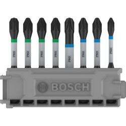 BOSCH PRO Bithegy készlet 8 részes 55 mm (PH1, PH2 x 2, PH3, PZ1, PZ2 x 2, PZ3) Pick & Click BOSCH PRO Bithegy készlet 8 részes 55 mm (PH1, PH2 x 2, PH3, PZ1, PZ2 x 2, PZ3) Pick & Click