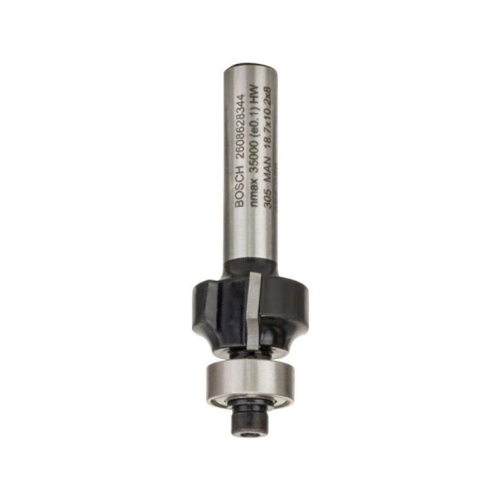 BOSCH Keményfém lekerekítő maró golyóscsapággyal 18,7 (r=3 mm) x 10,2 x 53 x 8 mm