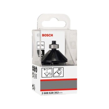 BOSCH Keményfém kúpos élmaró golyóscsapággyal 35,0 x 11 x 15 x 56 x 8 mm / 45°