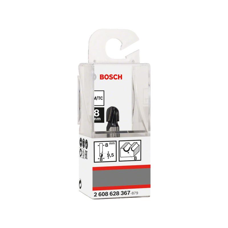 BOSCH Keményfém homorulatmaró 8,0 (r=4 mm) x 9,2 x 40 x 8 mm