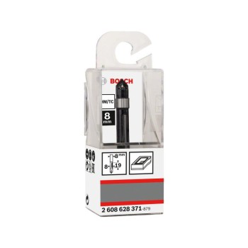 BOSCH Keményfém másolómaró golyóscsapággyal 8,0 x 19 x 66 x 8 mm