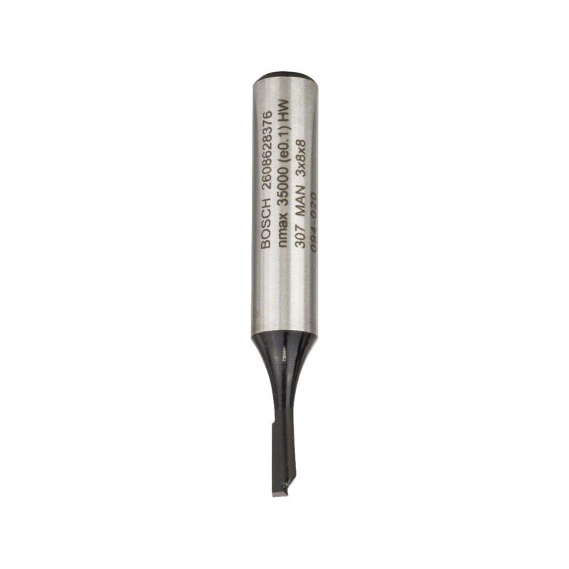 BOSCH Keményfém egyenes élű maró 3,0 x 8,0 x 51 x 8 mm BOSCH Keményfém egyenes élű maró 3,0 x 8,0 x 51 x 8 mm