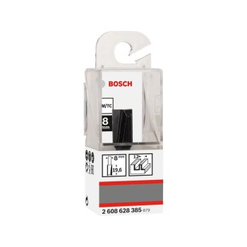 BOSCH Keményfém egyenes élű maró 12,0 x 19,6 x 51 x 8 mm
