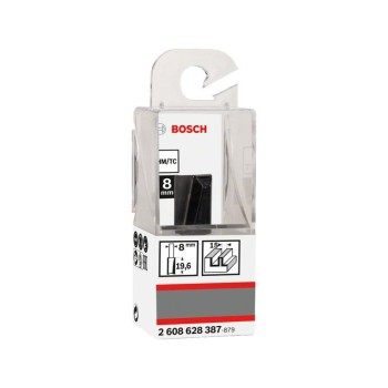 BOSCH Keményfém egyenes élű maró 15,0 x 19,6 x 51 x 8 mm