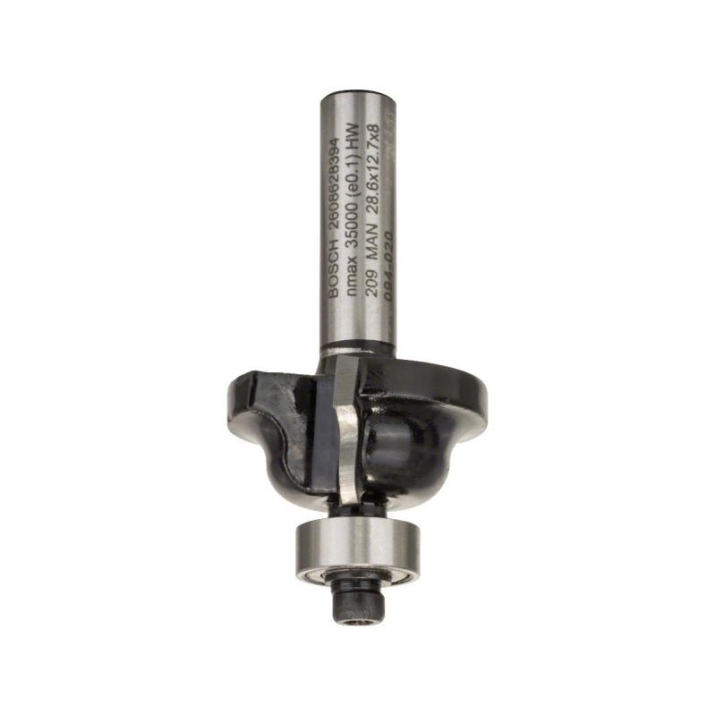 BOSCH Keményfém ''B'' profilmaró golyóscsapággyal 28,6 (r=4 mm) x 8 x 12,4 x 54 x 8 mm BOSCH Keményfém ''B'' profilmaró golyóscsapággyal 28,6 (r=4 mm) x 8 x 12,4 x 54 x 8 mm