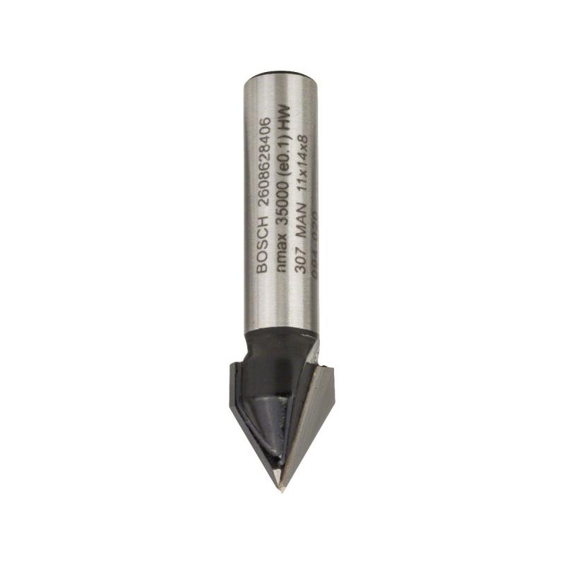 BOSCH Keményfém V-horonymaró 11,0 x 14 x 45 x 8 mm / 60° BOSCH Keményfém V-horonymaró 11,0 x 14 x 45 x 8 mm / 60°