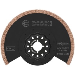 BOSCH PRO Fugaeltávolító fűrészlap ACZ 85 RT3 85 x 2,5 mm karbidszemcsés Starlock BOSCH PRO Fugaeltávolító fűrészlap ACZ 85 RT3 85 x 2,5 mm karbidszemcsés Starlock