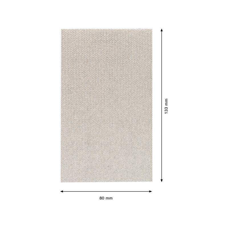 BOSCH EXPERT Tépőzáras csiszolóháló csiszolóhasábhoz 80 x 133 mm /P80 (10 db)