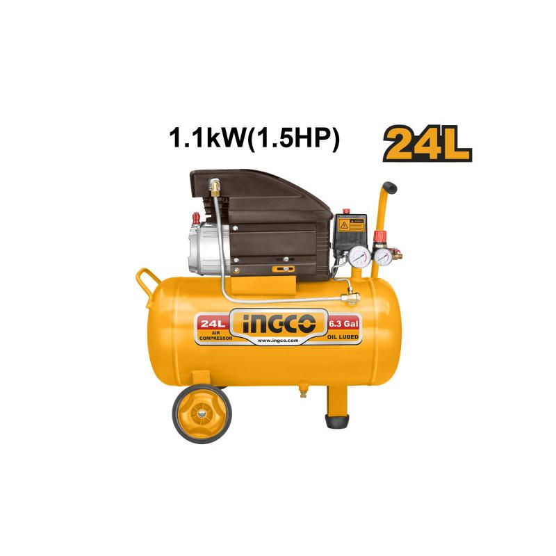 INGCO Kompresszor 1,1 kW 24 liter 8bar