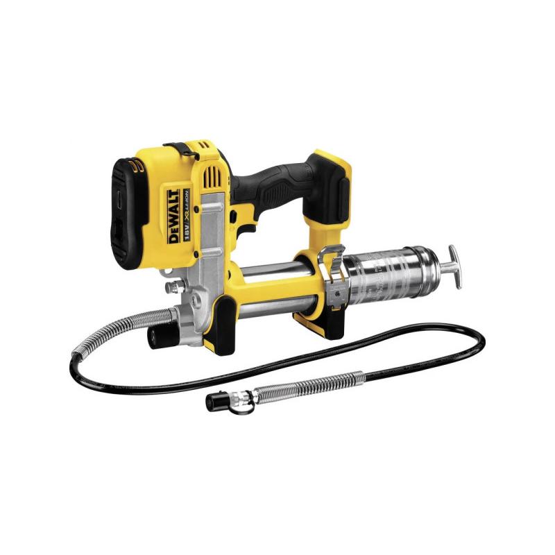 DEWALT Akkus zsírzópiszoly 18 V (akku + töltő nélkül, koffer) DCGG571NK