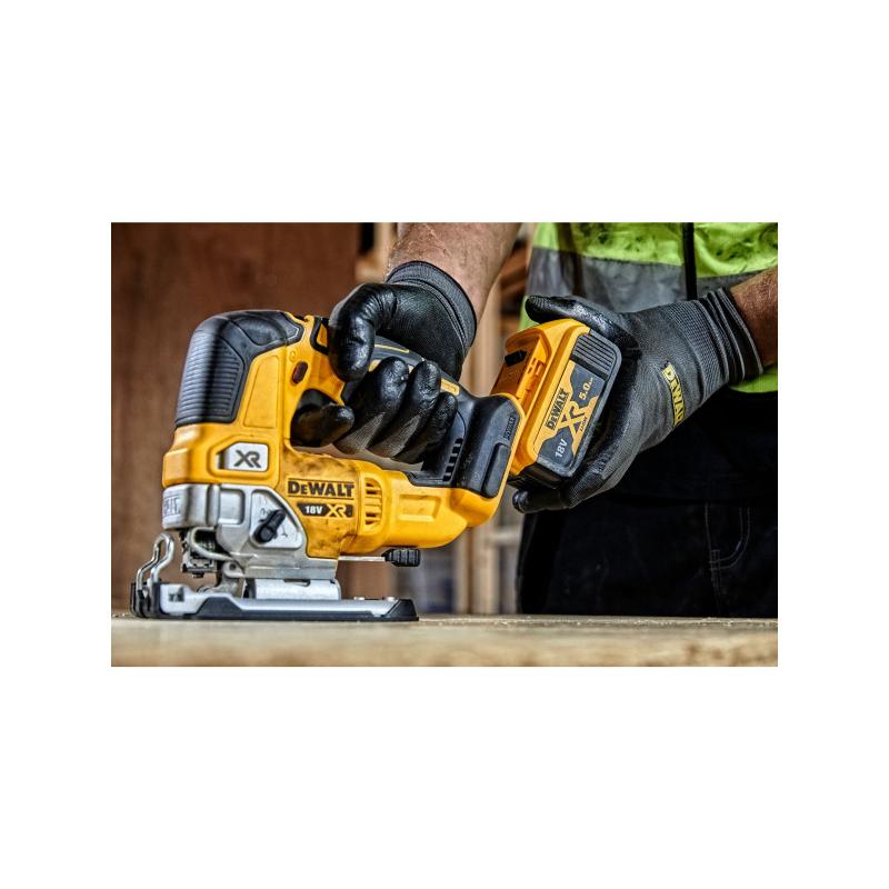 DEWALT Akkus dekopírfűrész 18 V szénkefe nélküli (Akku + töltő nélkül) DCS334N